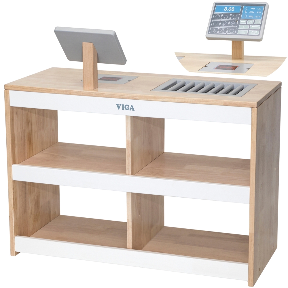 VIGA Wooden Cash Register