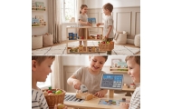 VIGA Wooden Cash Register
