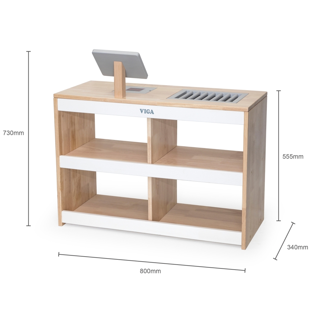 VIGA Wooden Cash Register