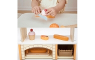 VIGA Wooden Mini Bakery Shop Baked Goods Stand 16 pcs.