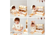 VIGA Wooden Mini Bakery Shop Baked Goods Stand 16 pcs.