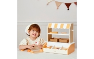 VIGA Wooden Mini Bakery Shop Baked Goods Stand 16 pcs.