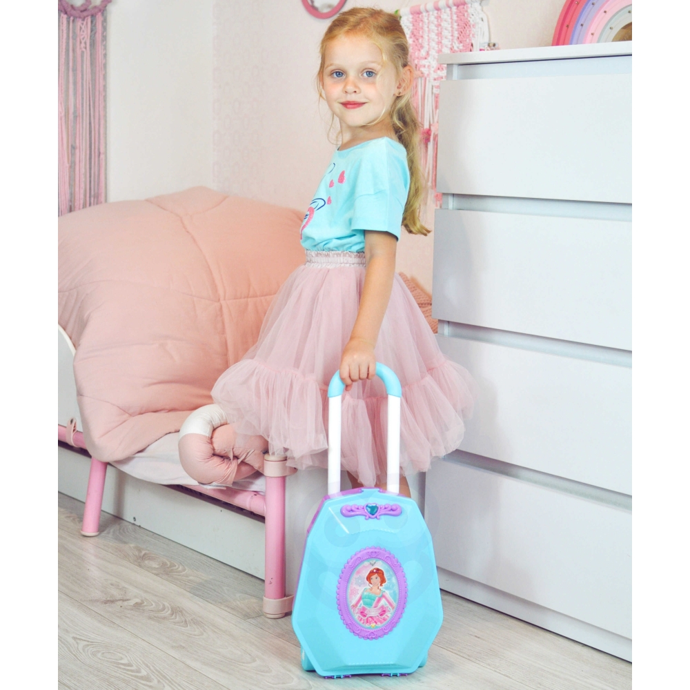 Kosmetinis staliukas lagamine WOOPIE 2-in-1-Žaislai, Profesijos, buities žaislai, Grožio žaislai-e-vaikas