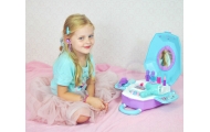 Kosmetinis staliukas lagamine WOOPIE 2-in-1-Žaislai, Profesijos, buities žaislai, Grožio žaislai-e-vaikas