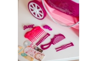 WOOPIE Salon Piękności Urody Toaletka na Kółkach Wózek Wlizka 31 akc. 4w1					