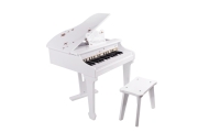 Didelis vaikiškas pianinas su kėde CLASSIC WORLD ir mokomąja knygele-Žaislai, Muzikiniai-e-vaikas