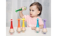Medinis instrumentas CLASSIC WORLD Rattle 2in1 Rainbow Maracas 1 vnt-Žaislai, Kūdikiams, Žaislai mažyliams (iki 4 m.