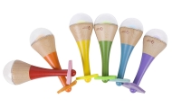 Medinis instrumentas CLASSIC WORLD Rattle 2in1 Rainbow Maracas 1 vnt-Žaislai, Kūdikiams, Žaislai mažyliams (iki 4 m.