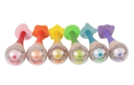 Medinis instrumentas CLASSIC WORLD Rattle 2in1 Rainbow Maracas 1 vnt-Žaislai, Kūdikiams, Žaislai mažyliams (iki 4 m.