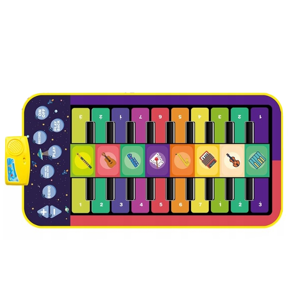 Interaktyvus muzikinis šokių kilimėlis WOOPIE XXL-Žaislai, Muzikiniai-e-vaikas