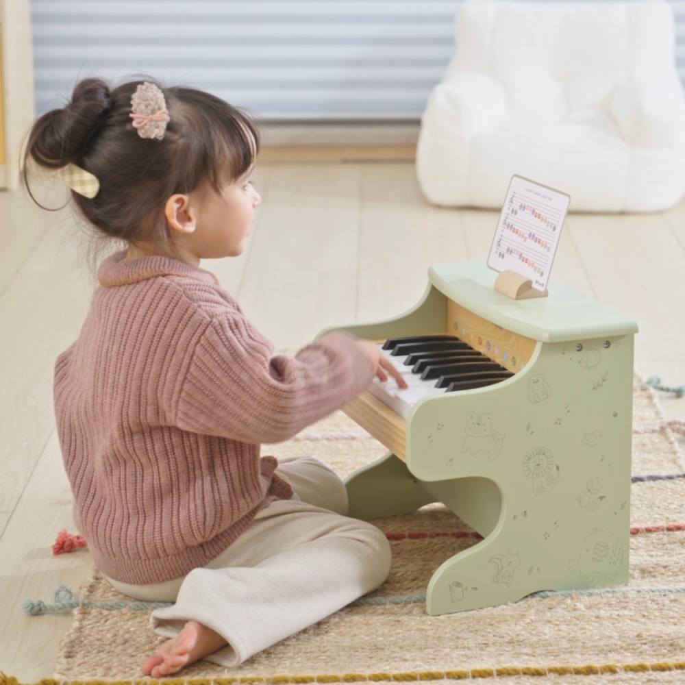 Medinis pianinas Viga Green Piano-Žaislai, Muzikiniai-e-vaikas