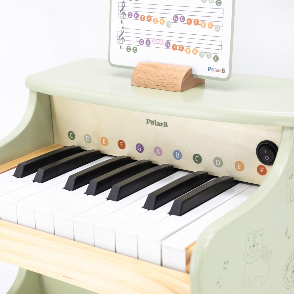 Medinis pianinas Viga Green Piano-Žaislai, Muzikiniai-e-vaikas