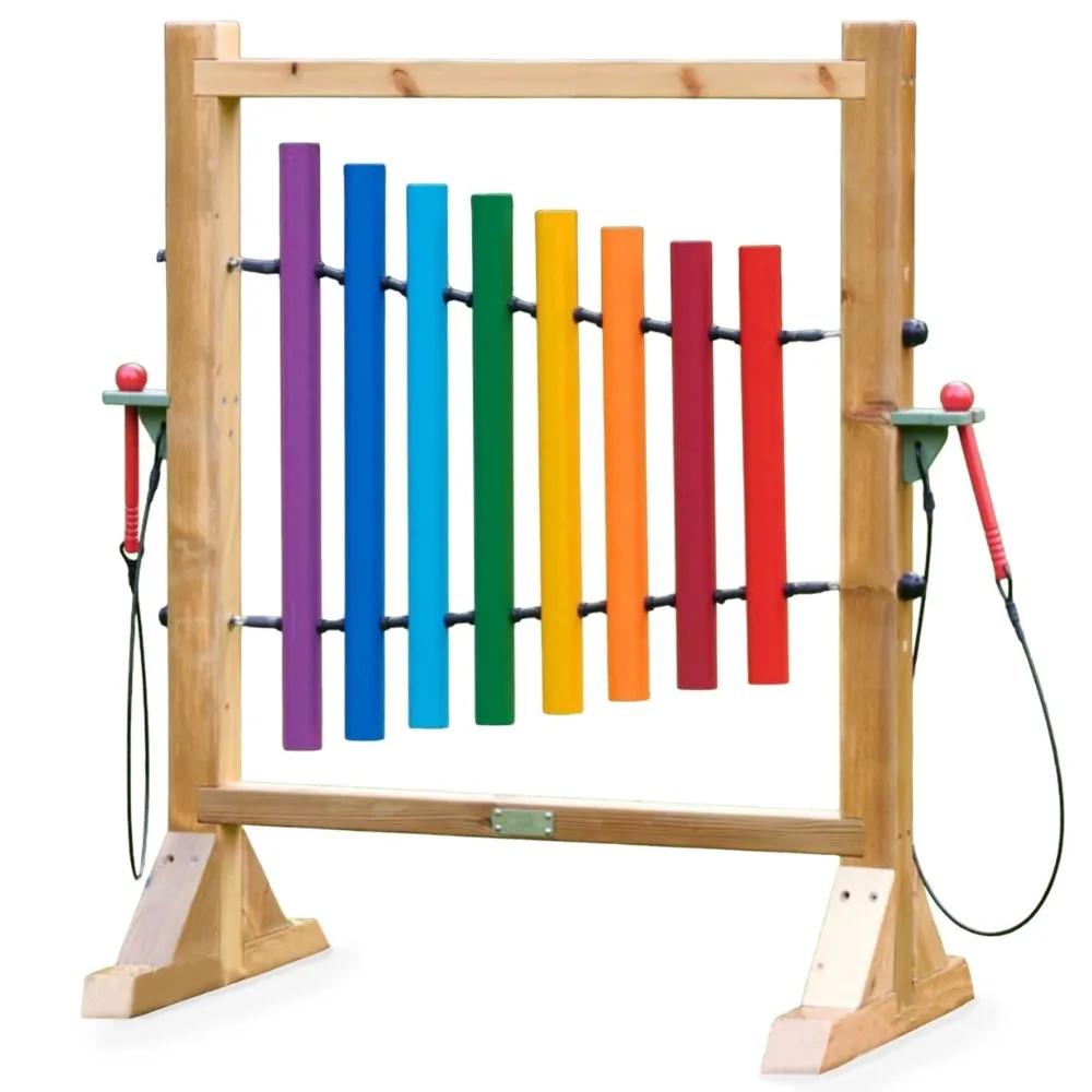 Spalvinga muzikinė žaidimų lenta MASTERKIDZ Rainbow Bells-Žaislai, Lauko žaislai, Žaidimų aikštelės-e-vaikas