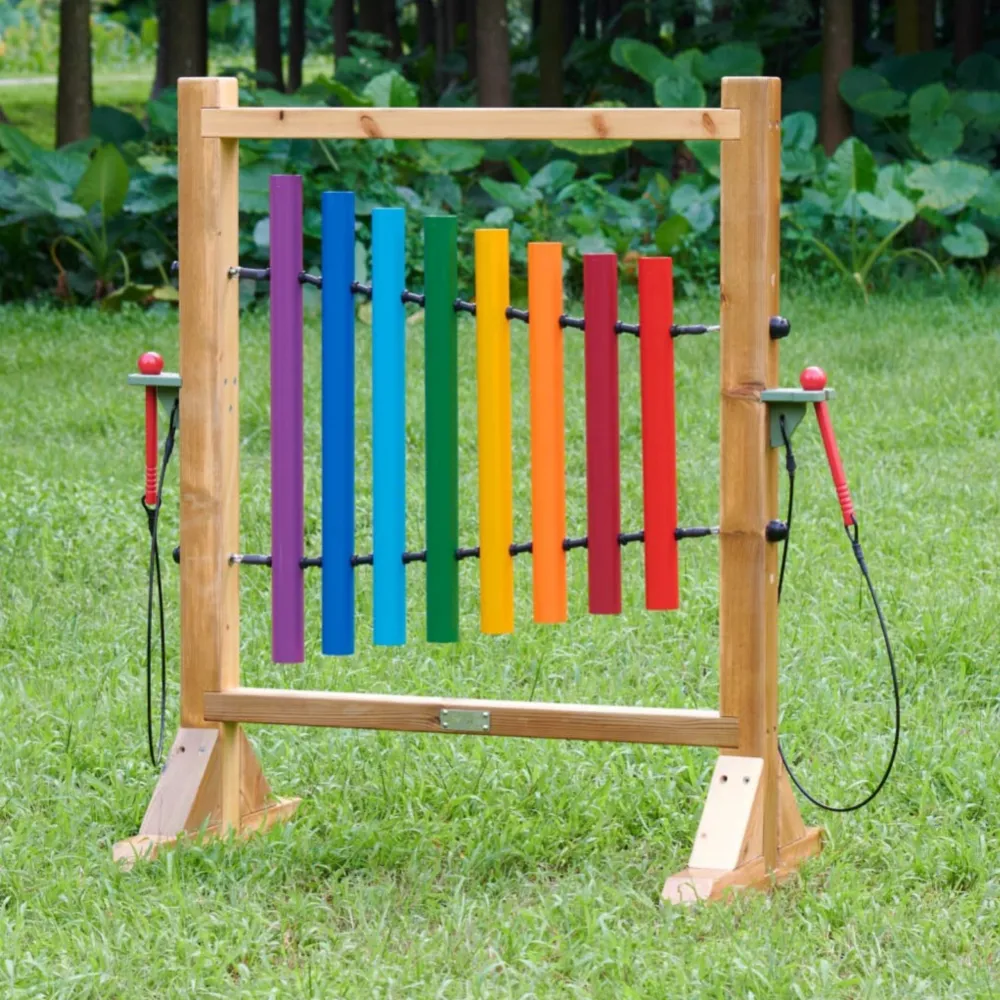 Spalvinga muzikinė žaidimų lenta MASTERKIDZ Rainbow Bells-Žaislai, Lauko žaislai, Žaidimų aikštelės-e-vaikas