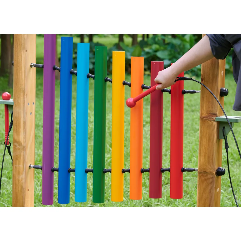 Spalvinga muzikinė žaidimų lenta MASTERKIDZ Rainbow Bells-Žaislai, Lauko žaislai, Žaidimų aikštelės-e-vaikas