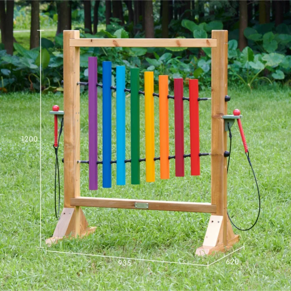 Spalvinga muzikinė žaidimų lenta MASTERKIDZ Rainbow Bells-Žaislai, Lauko žaislai, Žaidimų aikštelės-e-vaikas