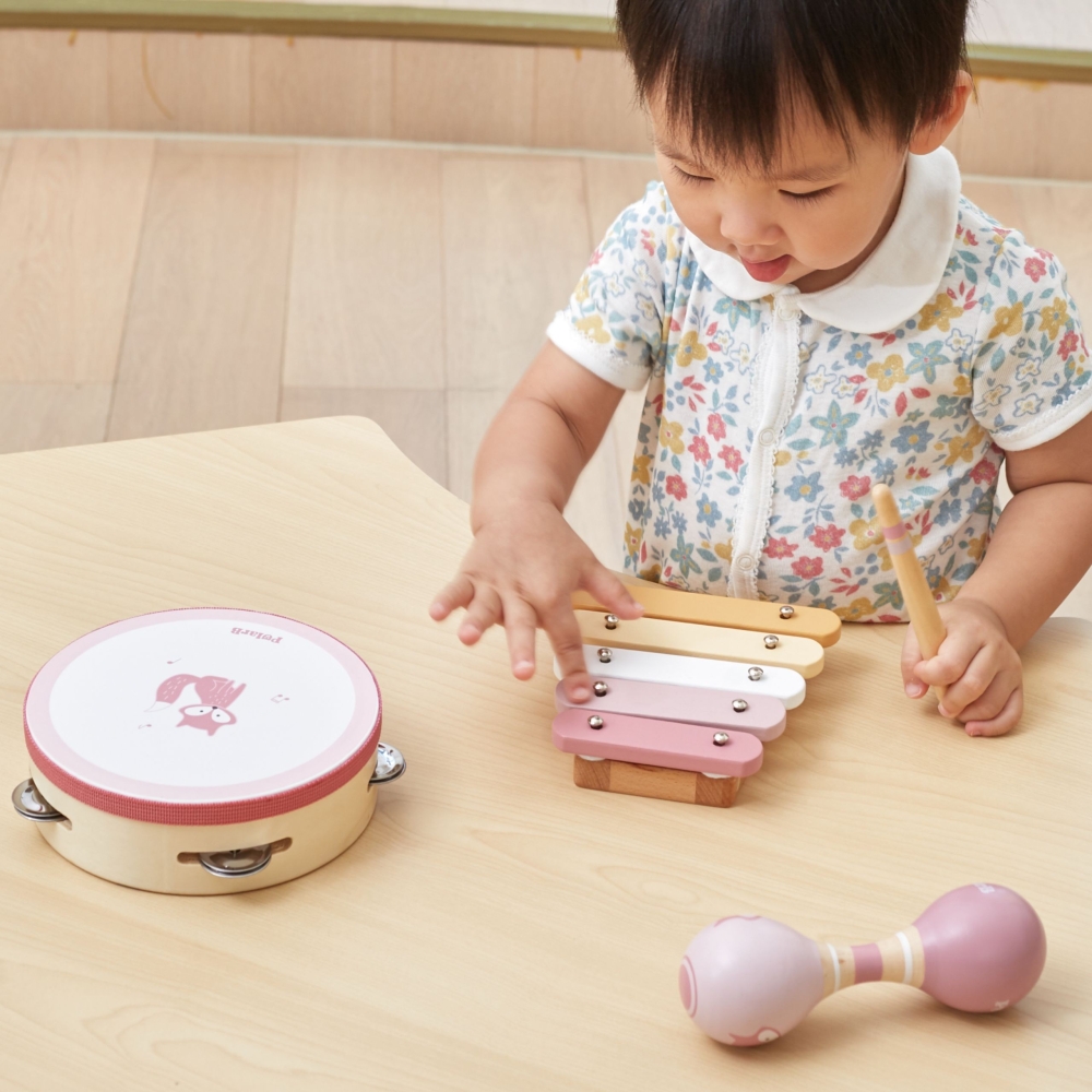 Muzikos instrumentų rinkinys VIGA PolarB rožinės spalvos-Žaislai, Kūdikiams, Žaislai mažyliams (iki 4 m.