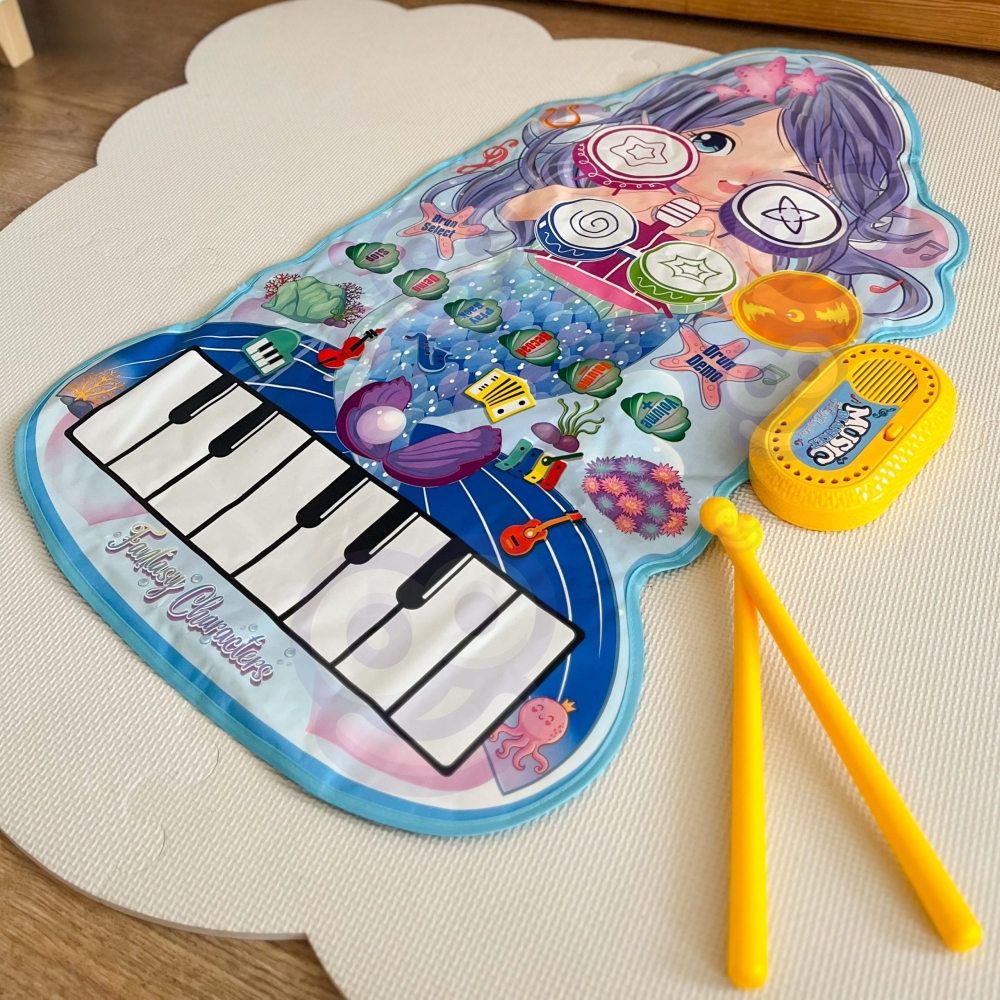 Muzikinis interaktyvus kilimėlis Undinėlė 2in1