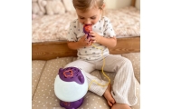 Daugiafunkcinis RGB garsiakalbis WOOPIE Bluetooth karaokė balso moduliatorius SD kortelė AUX, violetinė