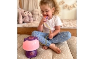 WOOPIE Multifunkcyjna Lampka RGB Głośnik Bluetooth Karaoke Modulator Głosu Karta SD AUX Fioletowa