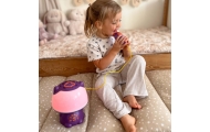 WOOPIE Multifunkcyjna Lampka RGB Głośnik Bluetooth Karaoke Modulator Głosu Karta SD AUX Fioletowa
