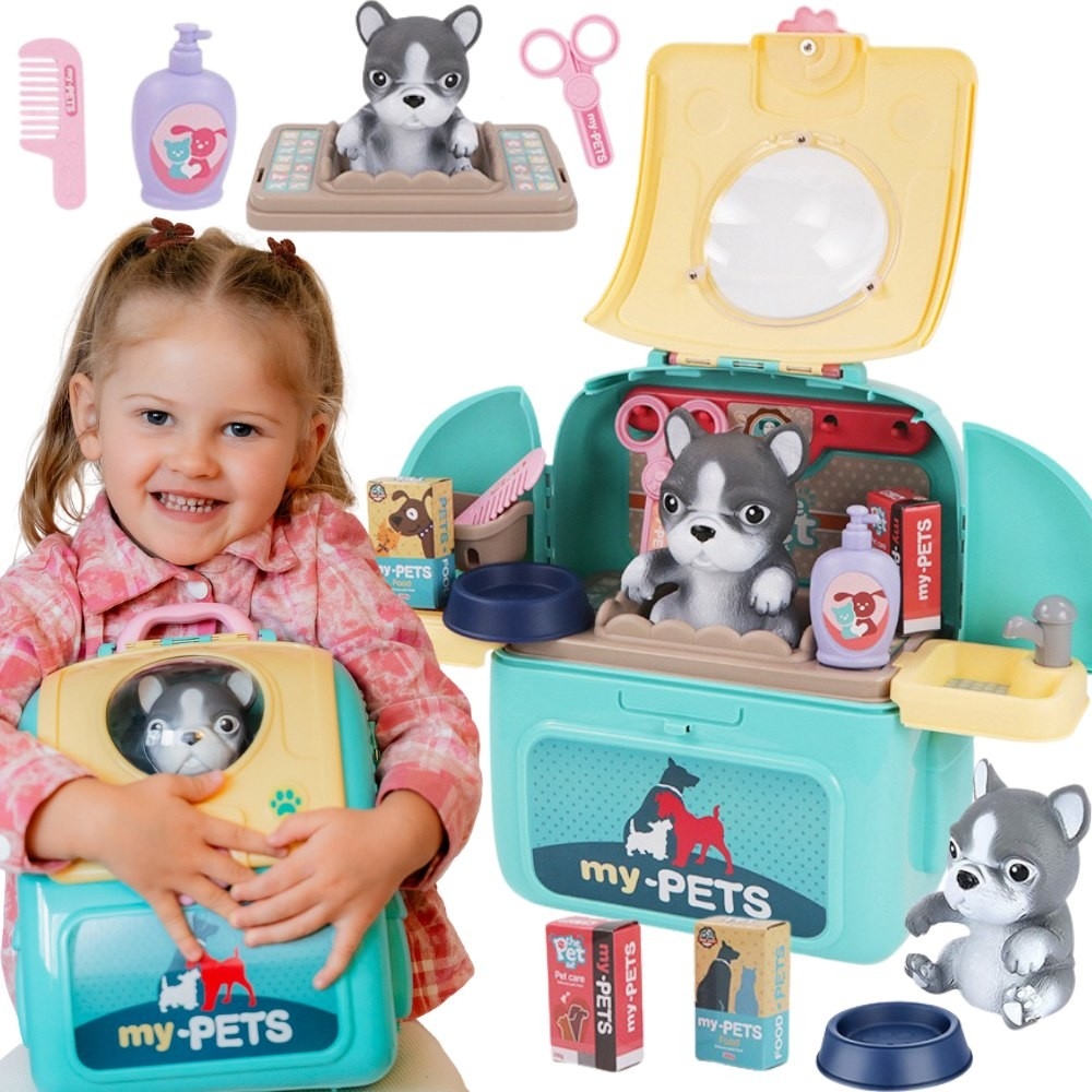 WOOPIE Dog Nešiojamas grožio salonas 2in1 kuprinėje Transporter
