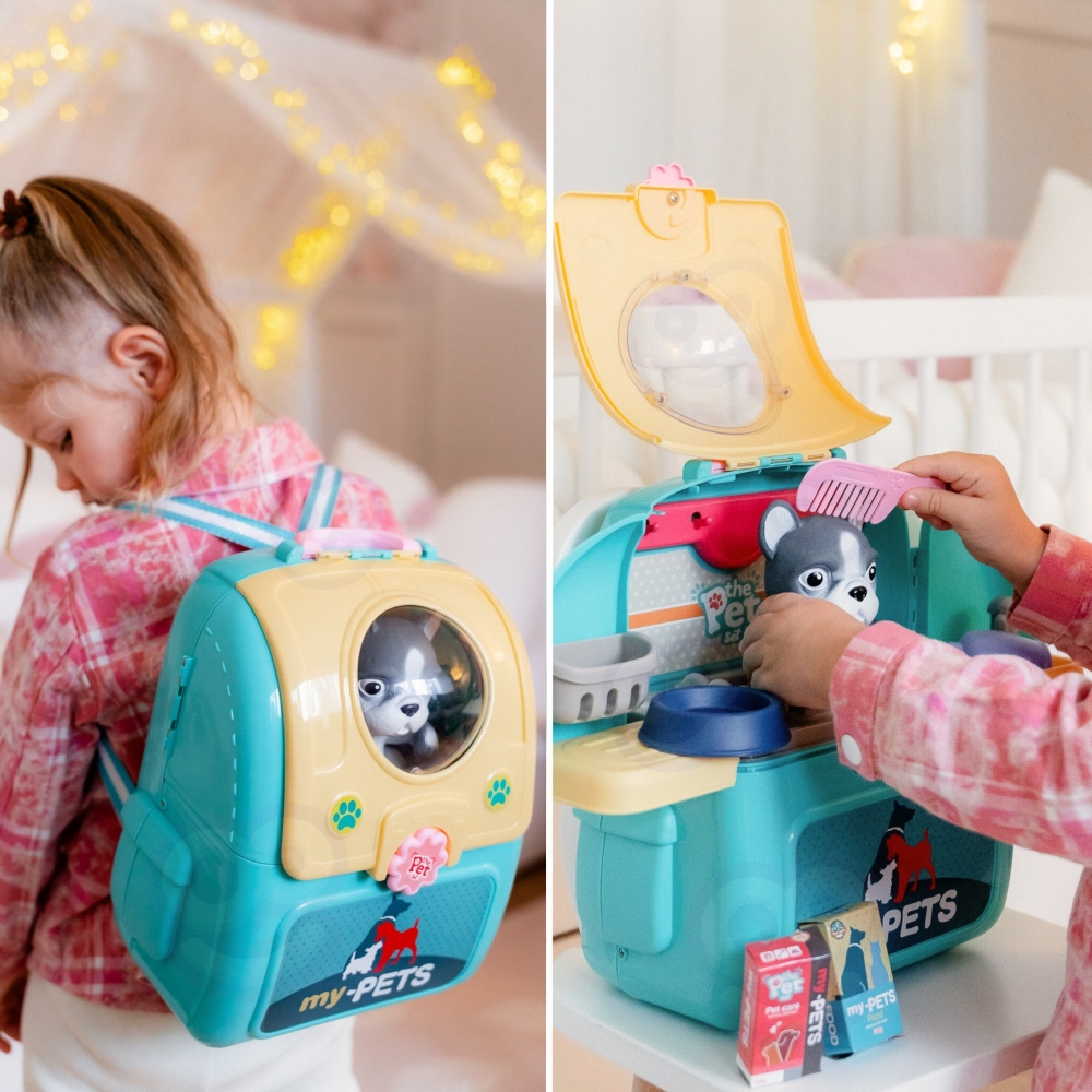 WOOPIE Dog Nešiojamas grožio salonas 2in1 kuprinėje Transporter
