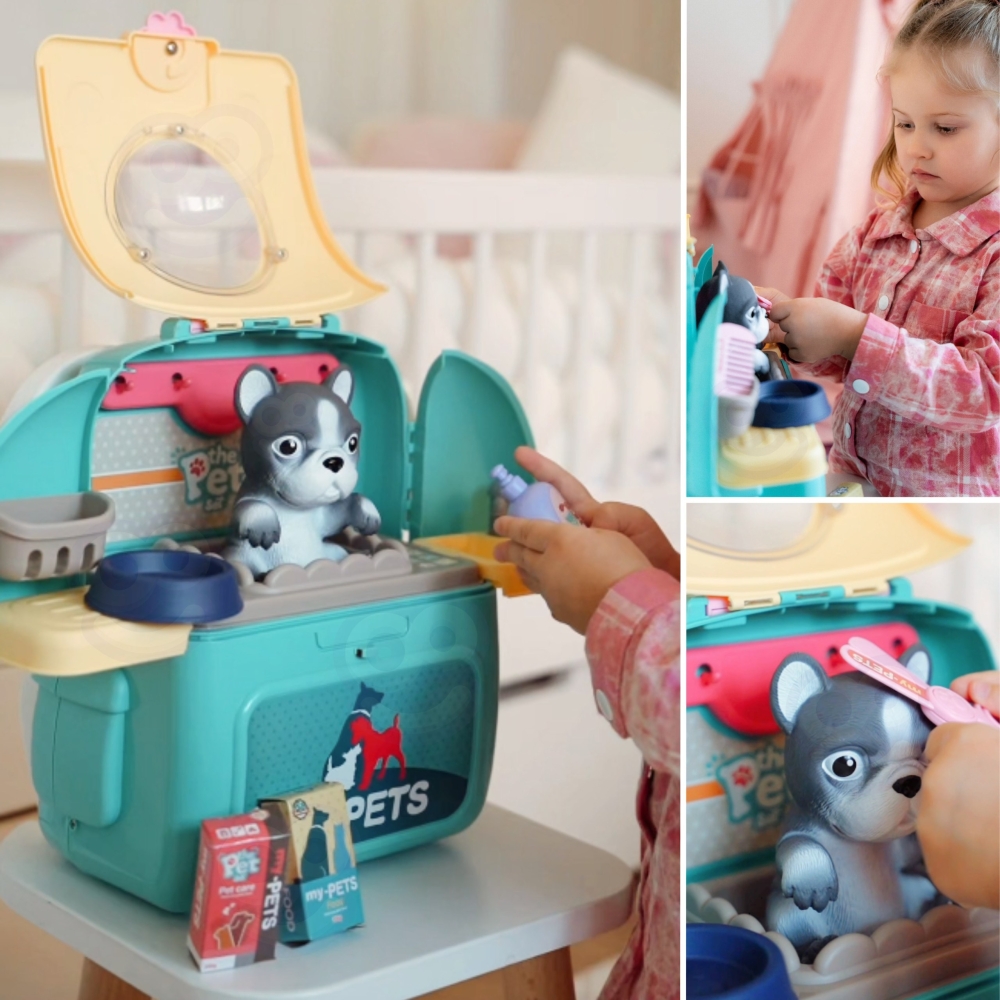 WOOPIE Dog Nešiojamas grožio salonas 2in1 kuprinėje Transporter