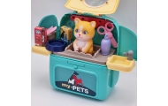 WOOPIE Kitten Nešiojamasis grožio salonas 2in1 kuprinėje Transporter