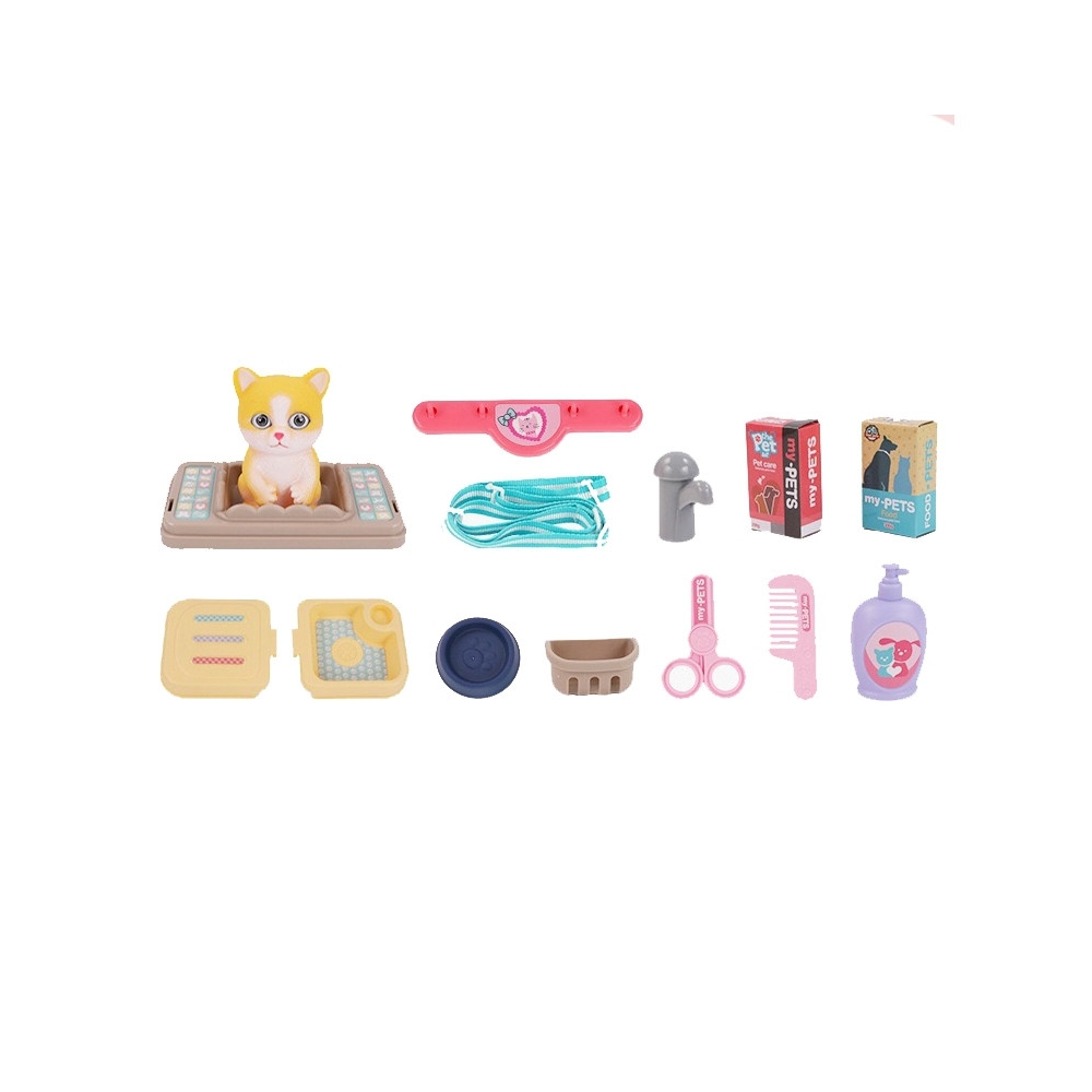 WOOPIE Kitten Nešiojamasis grožio salonas 2in1 kuprinėje Transporter