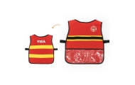 VIGA Little Firefighter Set Vest + Wooden Accessories 8 pcs.
