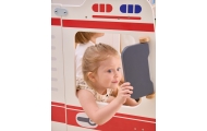 VIGA Large Wooden Ambulance Set Ambulance for Small Rescuers Accessories 25 pcs.					