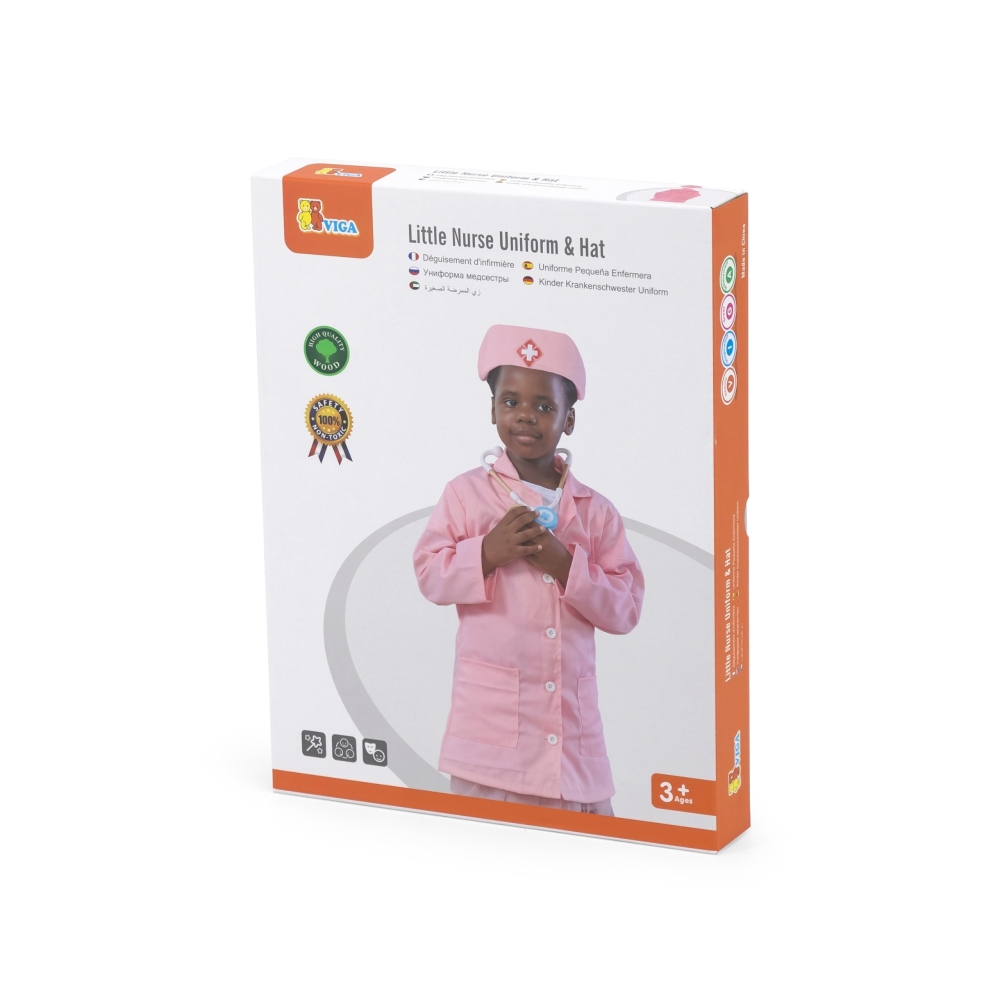VIGA Little Nurse Uniform and Hat