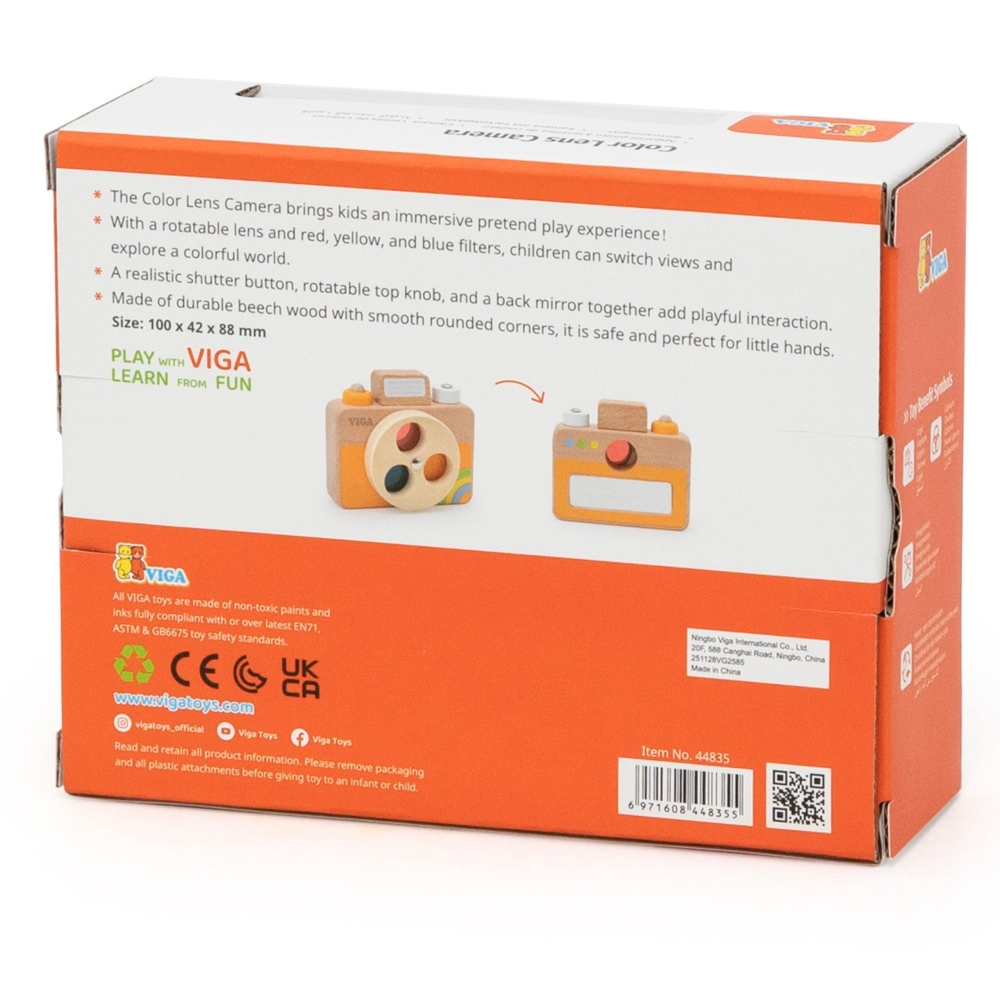 VIGA Wooden Camera - Colors and Sound