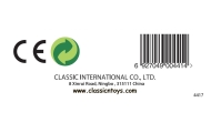 CLASSIC WORLD Drewniana Literka O					