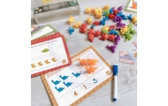 Mokomasis rinkinys WOOPIE Montessori spalvų rūšiuoklė "Gyvūnai" 83 el.