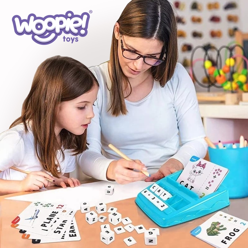 Mokomasis žaidimas WOOPIE anglų kalbos ir matematikos mokymuisi-Žaislai, Lavinamieji žaislai, Mokomieji žaislai-e-vaikas