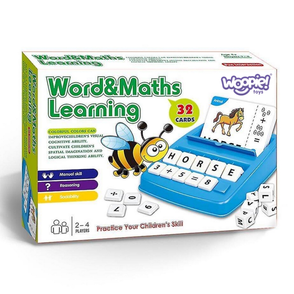 Mokomasis žaidimas WOOPIE anglų kalbos ir matematikos mokymuisi-Žaislai, Lavinamieji žaislai, Mokomieji žaislai-e-vaikas