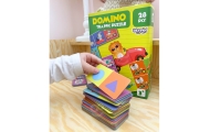 WOOPIE Educational Game Transport Animals Montessori Domino Puzzle