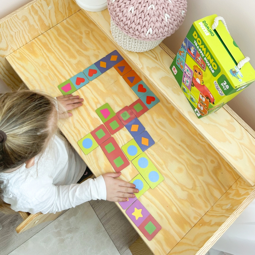 Kūrybingas ir ugdomasis kortų žaidimas WOOPIE Gyvūnai transporto priemonėse Montessori-Žaislai, Stalo žaidimai, Įvairūs stalo ža