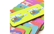 Kūrybingas ir ugdomasis kortų žaidimas WOOPIE Gyvūnai transporto priemonėse Montessori-Žaislai, Stalo žaidimai, Įvairūs stalo ža
