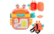 WOOPIE elektroninė taupyklė Crab Slogan kuprinė Orange-Dovanoms, Taupyklės-e-vaikas
