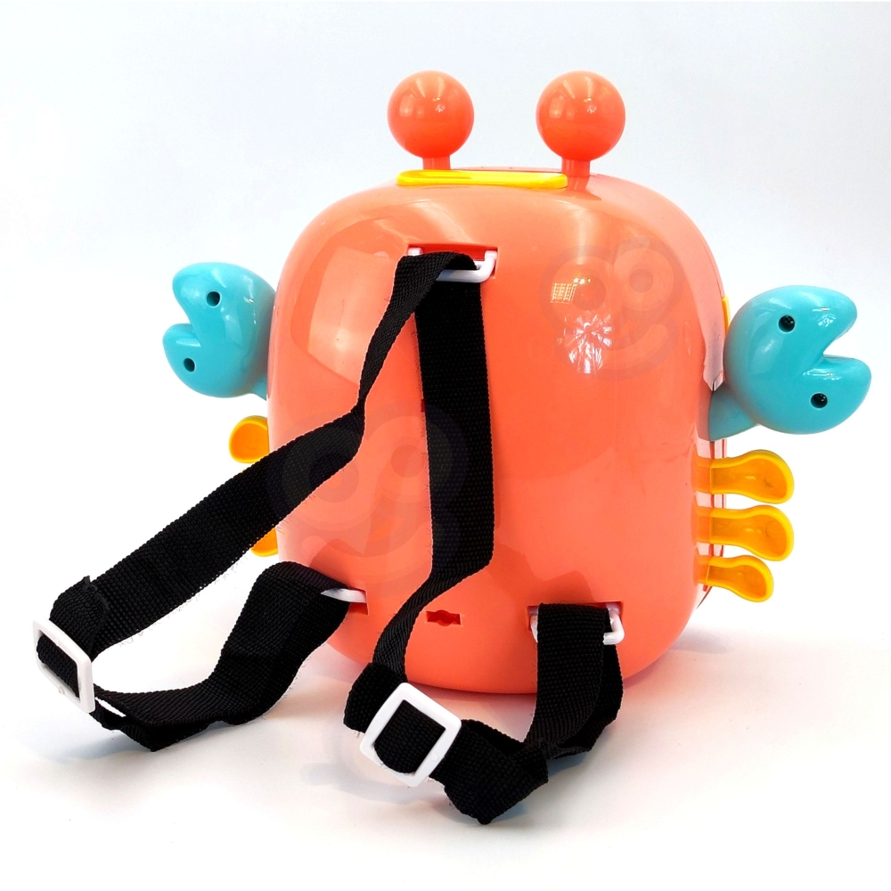 WOOPIE elektroninė taupyklė Crab Slogan kuprinė Orange-Dovanoms, Taupyklės-e-vaikas