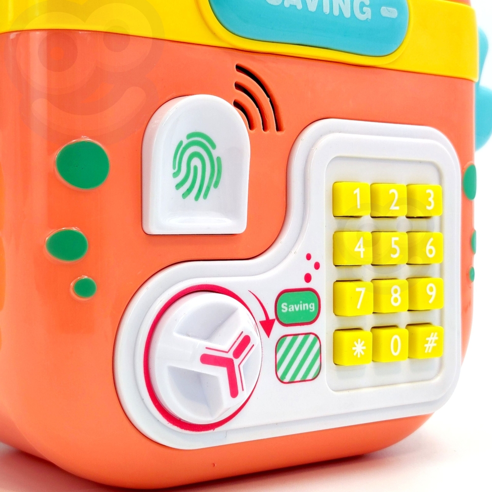 WOOPIE elektroninė taupyklė Crab Slogan kuprinė Orange-Dovanoms, Taupyklės-e-vaikas