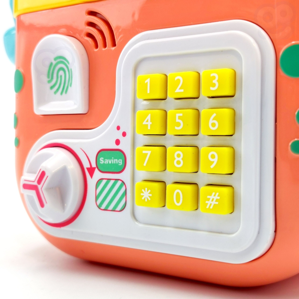 WOOPIE elektroninė taupyklė Crab Slogan kuprinė Orange-Dovanoms, Taupyklės-e-vaikas