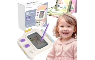 WOOPIE Graphic Tablet, Sketchpad for Learning Drawing and English, Card Reader, 120 pcs.					