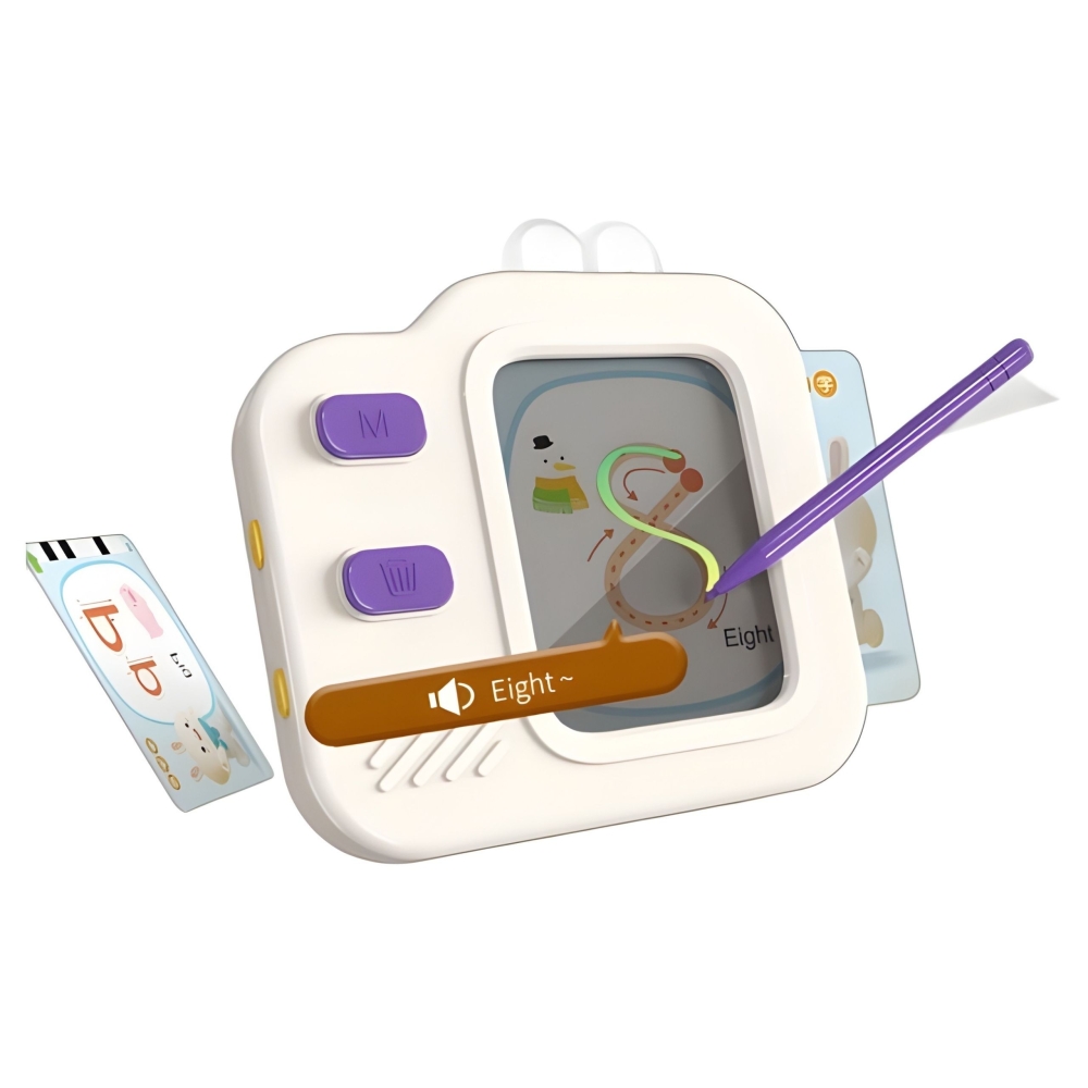 WOOPIE Graphic Tablet, Sketchpad for Learning Drawing and English, Card Reader, 120 pcs. 