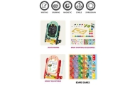 WOOPIE Double-Sided Magnetic Board for Drawing and Learning Numbers and Letters 56 pcs.