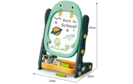 WOOPIE Double-Sided Magnetic Board for Drawing and Learning Numbers and Letters 56 pcs.