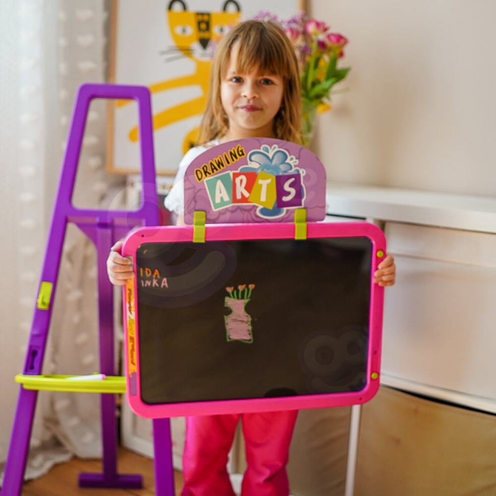 Magnetinė sauso trynimo lenta WOOPIE 3in1 Šviesos tapyba